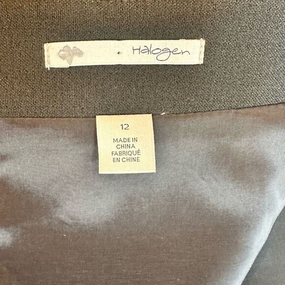 NWT Halogen Pencil Lined Skirt - Black Size 12 - Picture 11 of 12